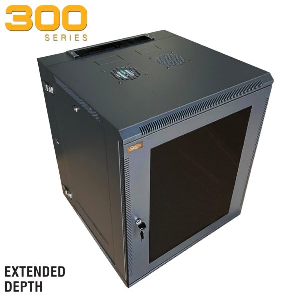 EXTENDED DEPTH WALL MOUNT ENCLOSURE W/ REAR SWING-OUT - 300 SERIES (20.5"W X 30.5"D)